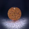 Solarleuchten Garten 2er Set Kugel Metall Rostoptik Produktbild-Vorschau 5
