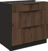 Küchen Unterschrank 80 cm Küche MONZA Okapi Nußbaum Produktbild-Vorschau 1