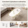 MODFU Table basse blanche Table de canapé Table irrégulière Voir les images du produit 5