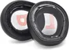 Two black ear pads for headphones are shown against a white background. Produktbild-Vorschau