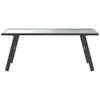 The Living Store Garten-Couchtisch Schwarz 90x45x35 cm Produktbild-Vorschau 4