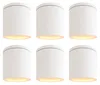 Ledvion 6er Set LED Aufbauspot IP54 Weiss GU10 Fassung ohne Produktbild-Vorschau 1