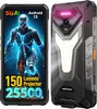 A split image showing the front and back of a rugged smartphone. Produktbild-Vorschau