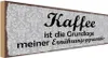 vianmo Holzschild 10x27 cm Kaffee ist die Grundlage meiner Produktbild-Vorschau 1
