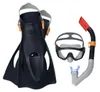 Tauchset Maske, Schnorchel, Flossen Schwarz Bestway 25020 Produktbild-Vorschau 1