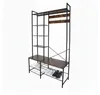 Relaxdays Garderobe, 4 Schuhablagen, 9 Doppelhaken, 5 Produktbild-Vorschau 8