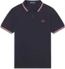 Fred Perry Twin Tipped Polo Navy Produktbild-Vorschau 11