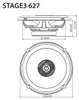 JBL Stage3 627 | 2-Wege | 16,5cm Koax Lautsprecher Produktbild-Vorschau 7