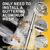 Aluminium‑Dachrinnenschutz Gitterrolle, Dachrinnenabdeckung Produktbild-Vorschau 4