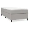 Struttura letto senza materasso Tessuto grigio chiaro Anteprima dell’immagine prodotto 1