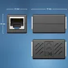 deleyCON RJ45 Kupplung 1000 Mbit Gigabit LAN Adapter, 1 Produktbild-Vorschau 6