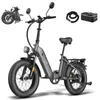 Mofaroller Faltbares Moped 20 Zoll 500 W Max 45 km/h Akku Produktbild-Vorschau 1