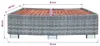 vidaXL Skrzynia na poduszki ogrodowe szara 120x50x60 cm z Podgląd zdjęcia produktu 7