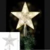 A lit star-shaped tree topper on a dark background. Náhľad obrázku produktu