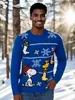 The Peanuts Winterpullover Uni - Snoopy Winter Strick Produktbild-Vorschau 3