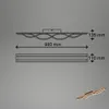 Diagrams showing the dimensions of a ceiling lamp, with a small image of the lamp in the corner. Produktbild-Vorschau
