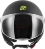 FC-Moto Square-RS casque jet, noir mat/jaune, XS Voir les images du produit 3