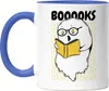 BOOOKS Tasse blau Buchliebe Bücher lesen Buchliebhaber Produktbild-Vorschau 1