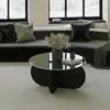 Skye Decor, Bubble - Black, Couchtische, Schwarz, Glas, 75 Produktbild-Vorschau 2
