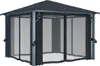 vidaXL Pavillon mit Vorhängen & LED-Lichterkette 3x3 m Produktbild-Vorschau 6