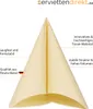 Softpoint Serviette in Creme, 1/4-Falz, 40 x 40 cm, 50 Produktbild-Vorschau 4
