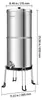 VEVOR Schwerkraft-Wasserfilter Wasserfiltersystem 8,52 L Produktbild-Vorschau 8