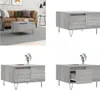 vidaXL Couchtisch Grau Sonoma 55x55x36,5 cm Holzwerkstoff - Produktbild-Vorschau 1