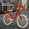 Milord Komfort Fahrrad Mit Weidenkorb Damenfahrrad Produktbild-Vorschau 6