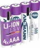 1x4 Ansmann lítiová nabíjateľná batéria Micro AAA 400mAh + Náhľad obrázku produktu 7