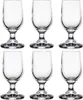 A set of six clear wine glasses arranged in two rows of three. Podgląd zdjęcia produktu