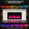 HOMAVO 36 inch elektrische haard met kast 1000/2000 W Productafbeelding-voorbeeld 8