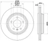 2 Bremsscheiben außenbelüftet Ø 75 mm 21,8 mm HELLA passend Produktbild-Vorschau 7