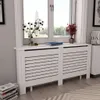 vidaXL Kryt radiátora biely 172 × 19 × 81,5 cm MDF Náhľad obrázku produktu 2