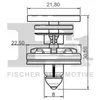 5x FA1 Halteclipsatz Innenraumverkleidung 11-40022.5 für VW Produktbild-Vorschau 2