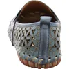 Gemini Damen Slipper Leder Mokassin floral Blumen Cutouts Produktbild-Vorschau 18
