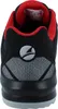 The back view of a black and red safety shoe. Anteprima dell’immagine prodotto