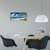Wanduhr aus Glas – 60x30 cm - Glasbild - Glasuhr - Produktbild-Vorschau 3