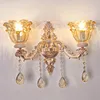 WISFOR Kristall Wandlampe Wandleuchten Nachtlichter Barock Produktbild-Vorschau 9