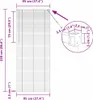 vidaXL Venezianische Jalousien Schwarz 220 x 95 cm Produktbild-Vorschau 8