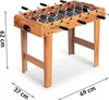Baby-foot Neosport 70x37x62cm NS-802 en bois Voir les images du produit 9