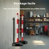Wiltec 2x Poteau de balisage 1,2 kg 4 Chaînes de Voir les images du produit 7