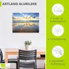 ARTland Wandbild Alu für Innen & Outdoor Sonnenaufgang über Produktbild-Vorschau 3