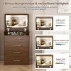 3-in-1-Schminktisch mit offenem Spiegel, Schminktisch-Set Produktbild-Vorschau 3