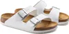 A pair of white Birkenstock Arizona sandals on a white background. Náhled obrázku produktu