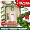 KESSER® Weihnachtsgirlande LED Beleuchtung Girlande Produktbild-Vorschau 2