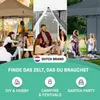 VONROC Pavillon 3x3m wasserdicht stabil - Partyzelt EasyUp Produktbild-Vorschau 7