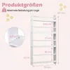 KOMFOTTEU Knihovna pro děti, nástěnná police pro děti se 4 Náhled obrázku produktu 6