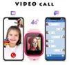 A collage showing a smartwatch and two smartphones, illustrating video calling and messaging features. Produktbild-Vorschau