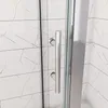 Duschspa U-Form Duschkabine 80x80x80cm H.185cm Drehtür 5mm Produktbild-Vorschau 5