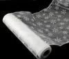 Flocken Organza in weiß 35 cm x 20 m gekettelt mit Produktbild-Vorschau 3